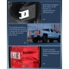 Nilight Taillight Assembly for 2014-2019 Chevy Silverado 1500 2500 HD