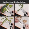Astercook Kitchen Shears, Premium Stainless Steel Poultry Best Scissors, Multi-Purpose