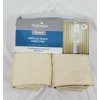 Stylehouse 2-Pack Rod-Pocket Metallic Curtain Panels, 55"x84" - Tan