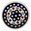 Small Original Bunzlauer Ceramic Plate (Saucer) Diameter 11.6 cm Decor