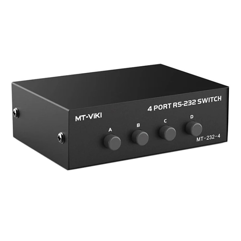 Dsdhuf RS232 Switch 4 in 1 Out RS232 Serial DB9