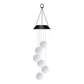 Rm Regalomex Serie De Luz Solares Tipo Campanas De Viento, Luces Led Mult