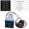 Aitiao 2PCS 60-500V 0-100A AC Digital Ammeter Voltmeter, 22mm Square