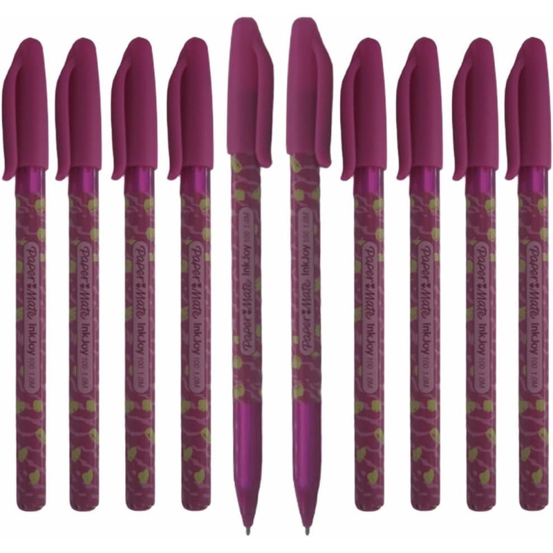 10 x Papermate Inkjoy 100ST Ballpoint Pens | 1.0mm Medium