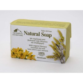 Natural Soap with Organic Olympus Tea and Saint John's wort extract