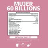 2 X Probióticos Mujer 60 Billion + Prebióticos (prebiotic) +