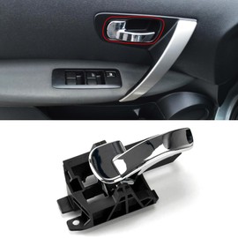 TTCR-II Compatible with Door Handle Nissan Qashqai MK1 J10 JJ10 2007-2013, 80670-JD000 Driver Door Handle Inner Left Handle Inner Door Handle for Qashqai J10 Handle, Qashqai J10 Inner Replacement