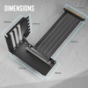 Antec Vertical GPU Bracket, PCI-E 4.0 x16 High Speed Flexible