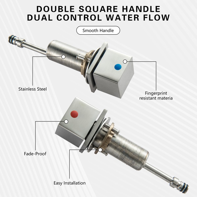 LIWEIKE Roman Tub Faucet, Brushed Nickel Bathtub Faucet Set with