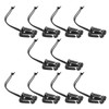 EMSea Pack of 10 Tactical Equipment Holder Elastic Buckle Compatible