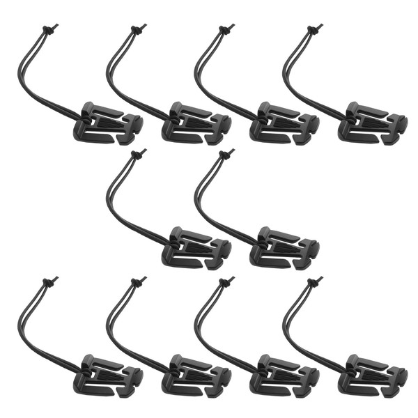 EMSea Pack of 10 Tactical Equipment Holder Elastic Buckle Compatible