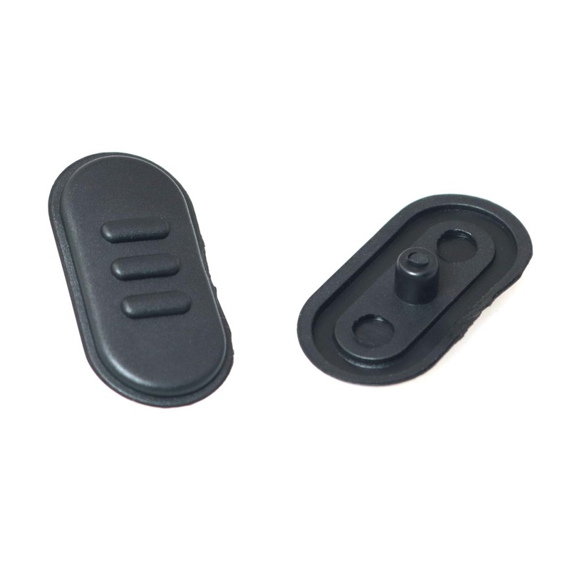 RLECS 2PCS Walkie Talkie Accessories Transmitter Button Rubber PTT Button