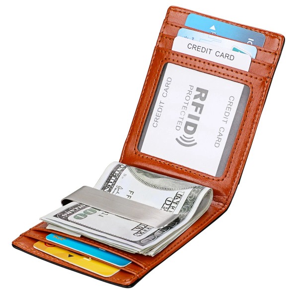 Unbranded Mens Wallet Wtih Money Clip Slim Wallet RFID Blocking