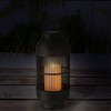 Solar Lantern Handle 15 x 33 cm Plastic Black 12