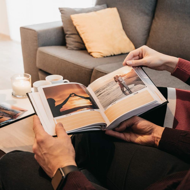 Victoria Collection Dark Brown Flower Photo Album
