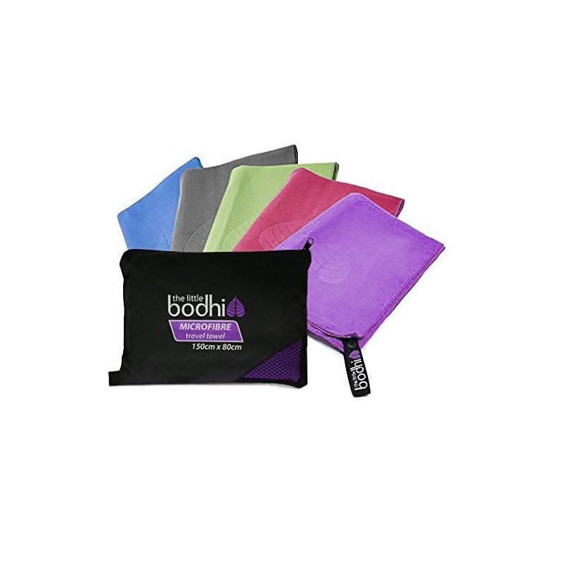 The Little Bodhi Microfibre Towel Purple 150cm x 80cm