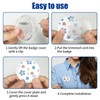 16 x Buttons DIY without Button Machine, 58/75 mm, Button