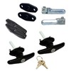 TFT Offroad Universal Truck Cap Locking T-Handle Complete Matching Set