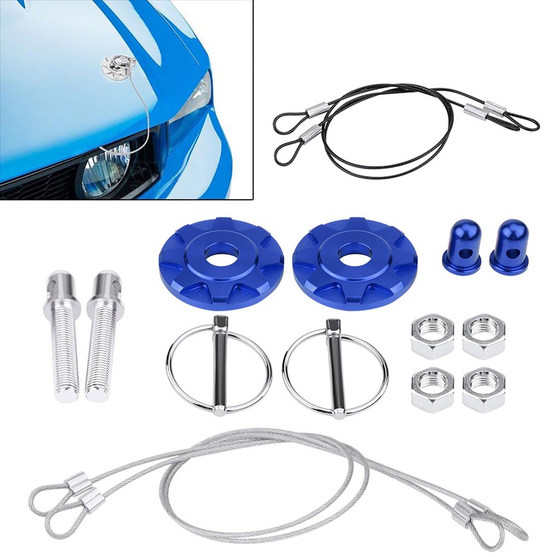 CNC Aluminum Alloy Car Racing Hood Pin Lock Appearance Kit
