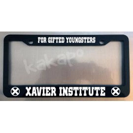 Unbranded Xavier Institute For Gifted Youngsters X-men Fans Glossy Black Plate Frame