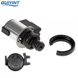 GUIYINT Torque Converter Lock-Up Solenoid 3.2-3.7 Ohm for Lineartronic CVT TR580 TR690 Transmission, Compatible with 31825AA050 31825AA051 31825AA052 (Black)