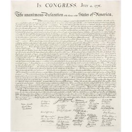 The Declaration of Independence Poster Photo U.S. Historical Documents Posters Photos 11x14