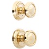 Classic Rope Rosette Set with Matching Rope Door Knobs Privacy