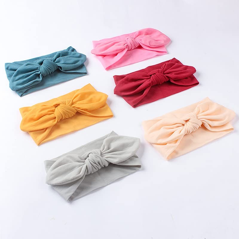 AKOAK 1 Pack Solid Color Skin-friendly Baby Headband Elastic Soft
