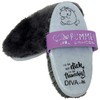 Haas Pummel Unicorn Body Brush with lambskin for Horses