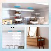 6pcs Metal Adhesive Strips for Magnetic Under Cabinet Lights, Replacement
