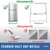 Reorda® Writable Magnetic Strips – 84 Pieces (7 Colours) –