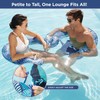 New Aqua Luxury Pool Noodle Chair Float with Adjustable Seat