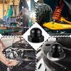 20 Stück Hutmuttern M6 Schwarz Hutmutter Eichel Sechskant Hutmuttern Kohlenstoffstahl