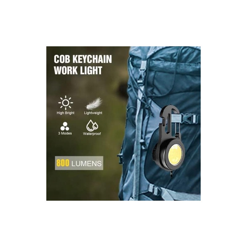 Linternas de bolsillo de alta luminosidad, 500 mAh, 800 lúmenes,