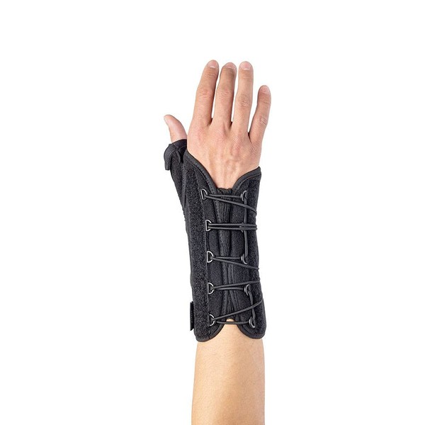 StrictlyStability Wrist/Thumb Brace (Right) for Sprains, Post Surgical Immobilization, Post Fracture Casting, Carpal Tunnel (Right)