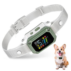 Dog Bark Collar, Rechargeable Smart Collar, Anti Barking Training Collar with Adjustable Sensitivity Beep Vibration Shock, Bark Collar for Large Medium Small Dogs