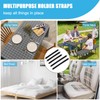 Tablecloth Clips for Outdoor Thick Tables Hidden Strap 5 Pack,