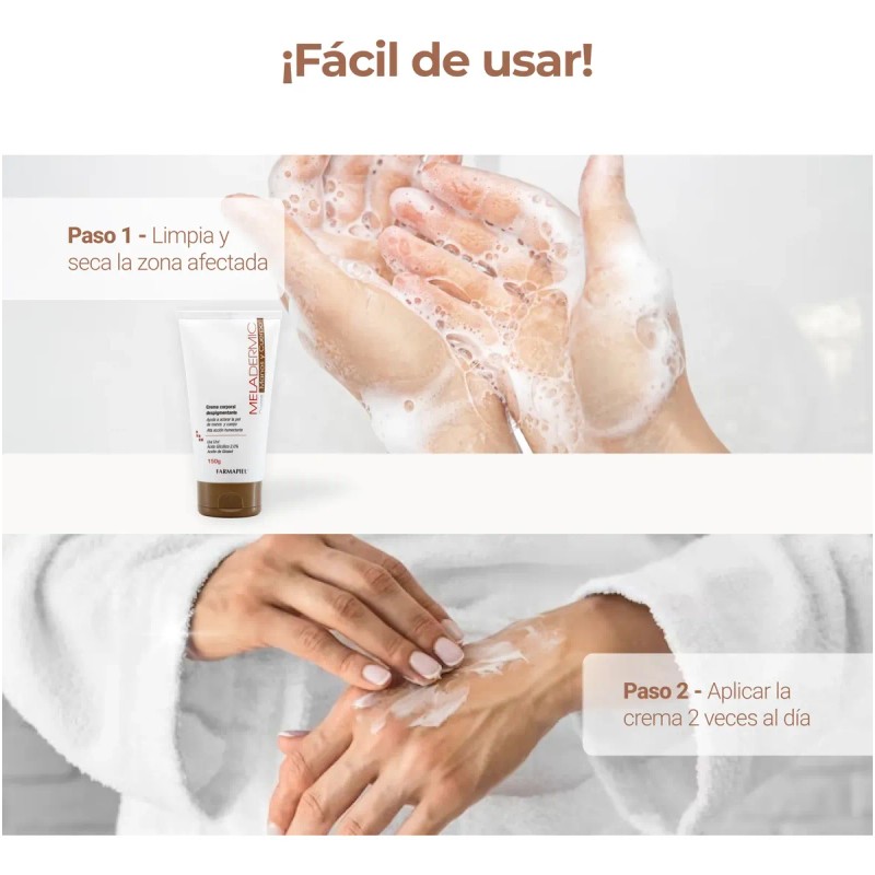 Crema Aclaradora Despigmentante Corporal Meladermic