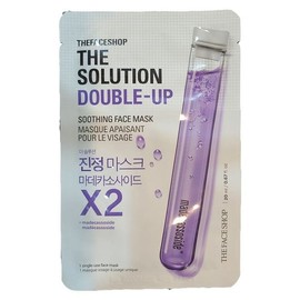The Solution Double Up Soothing Mask / 더솔루션 더블업 진정 마스크