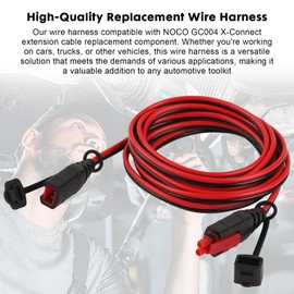 Jiacheng X-Connect Extension Cable Compatible with NOCO GC004 X-Connect Battery Charger Harness, 10 Foot Extension Cable with Waterproof Back Cover, for Smart Battery trickle Chargers