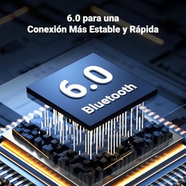 UGREEN Receptor Bluetooth 6.0, Adaptador Bluetooth Aux para Coche Audio Micrófono Incorporado, A2DP Estéreo y Llamadas Manos Libres en Auto, Bluetooth Jack 3.5 para Altavoces y Coche