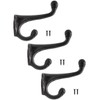 Fuxxer® Rustic Iron Hooks Coat Hooks Cast Iron Design Vintage