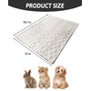 BNOSDM 79" X 55" Washable Bunny Cage Liners Large Rug