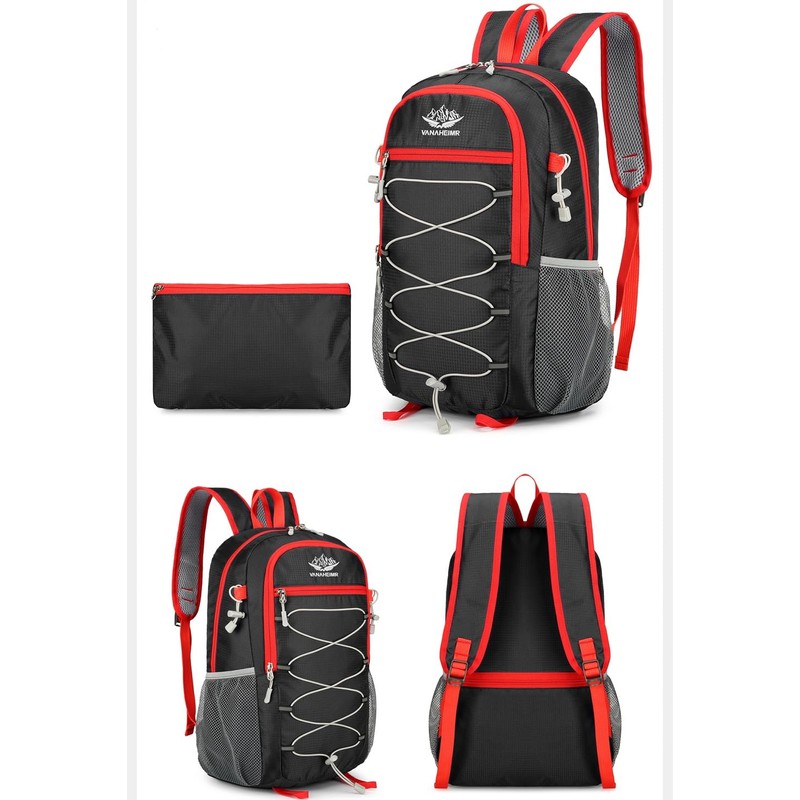 Tonykulas Foldable Lightweight Hiking Backpack Camping Cycling Travel Shopping Fitness