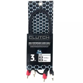 CL-RC3 3FT RCA Dual  to RCA Cable Male to Male Stereo Patch Audio Cable Clutch