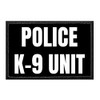 Police K-9 Unit | Hook and Loop Attach for Hats,