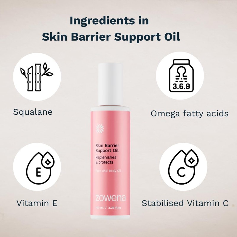 Zowena Skin Barrier Support Oil (60ml) - Oil for Pregnancy