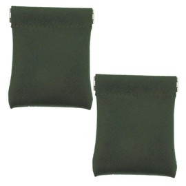 NOLITOY 2Pcs Mini PU Leather Change Purse Portable Cash Wallet Coin Pouch for Cards Easy to Clean Lightweight Compact Design for Daily Use and Travel