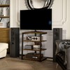 HOMCOM 4-Tier TV Stand with Storage, Entertainment Center with Adjustable