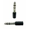 JAM2DAY 2 Pack of Headphone Adapters 3.5mm Socket to 6.35mm